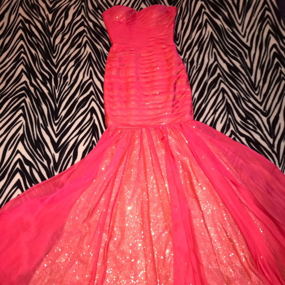 Mermaid Style Sequined Gown